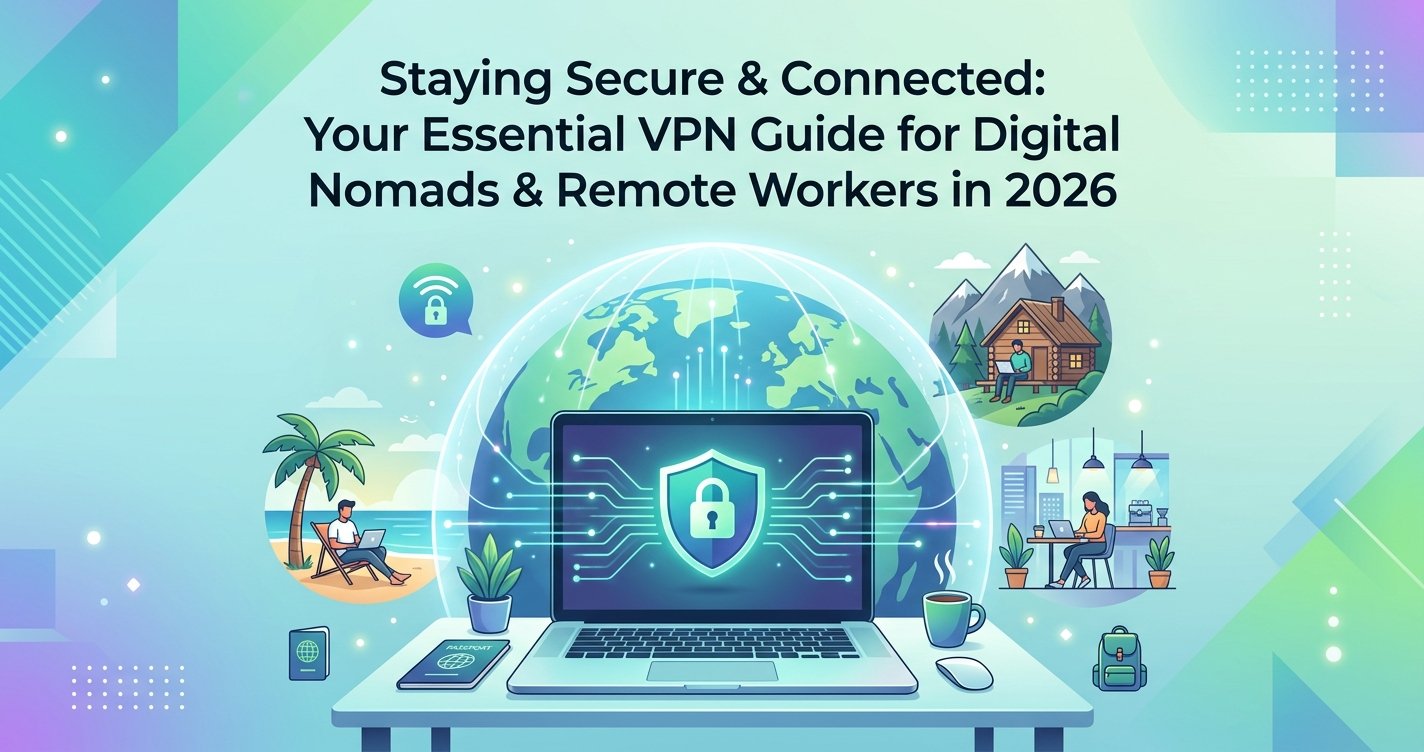Staying Secure &amp; Connected: Your Essential VPN Guide for Digital Nomads &amp; Remote Workers in 2026