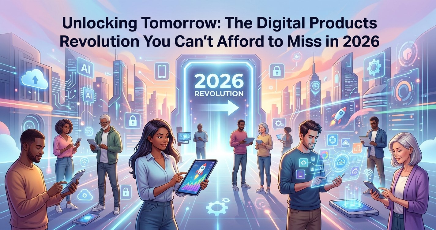 Unlocking Tomorrow: The Digital Products Revolution You Can't Afford to Miss in 2026