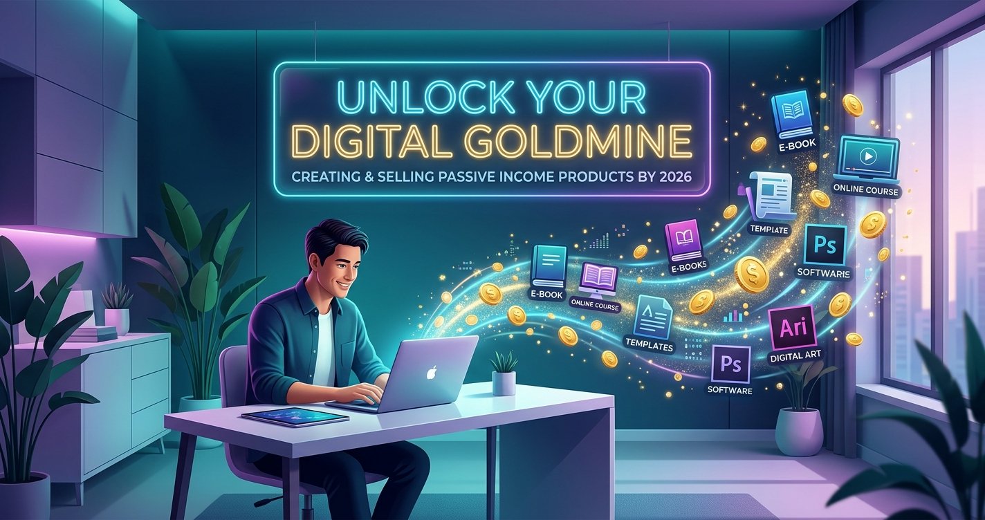 Unlock Your Digital Goldmine: Creating &amp; Selling Passive Income Products by 2026