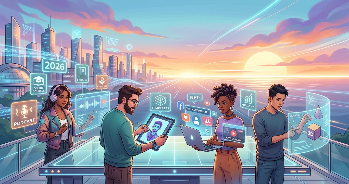 Beyond the Horizon: Digital Products Set to Transform the Creator Economy in 2026